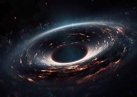 Black hole in spacke (image: Bakhrom / Adobe Stock)